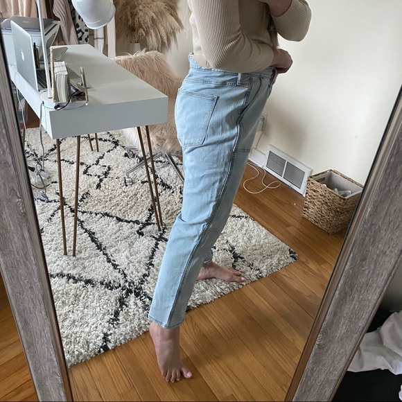 Universal thread high rise slim straight light wash jeans - Picture 3 of 4